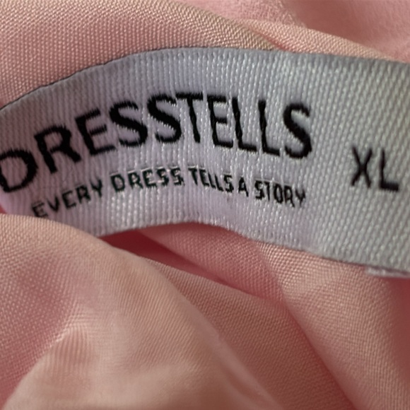 Asymmetrical One-Shoulder Pink Ruffle Dress - Picture 10 of 11